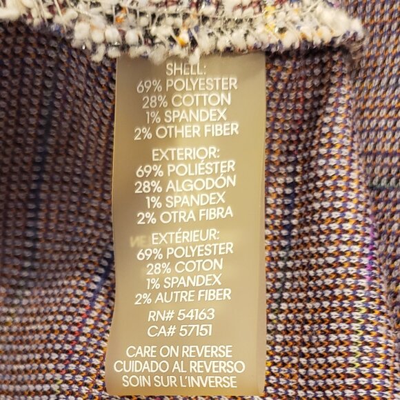 Calvin Klein Short Sleeve Tweed Shift Dress - Picture 7 of 7